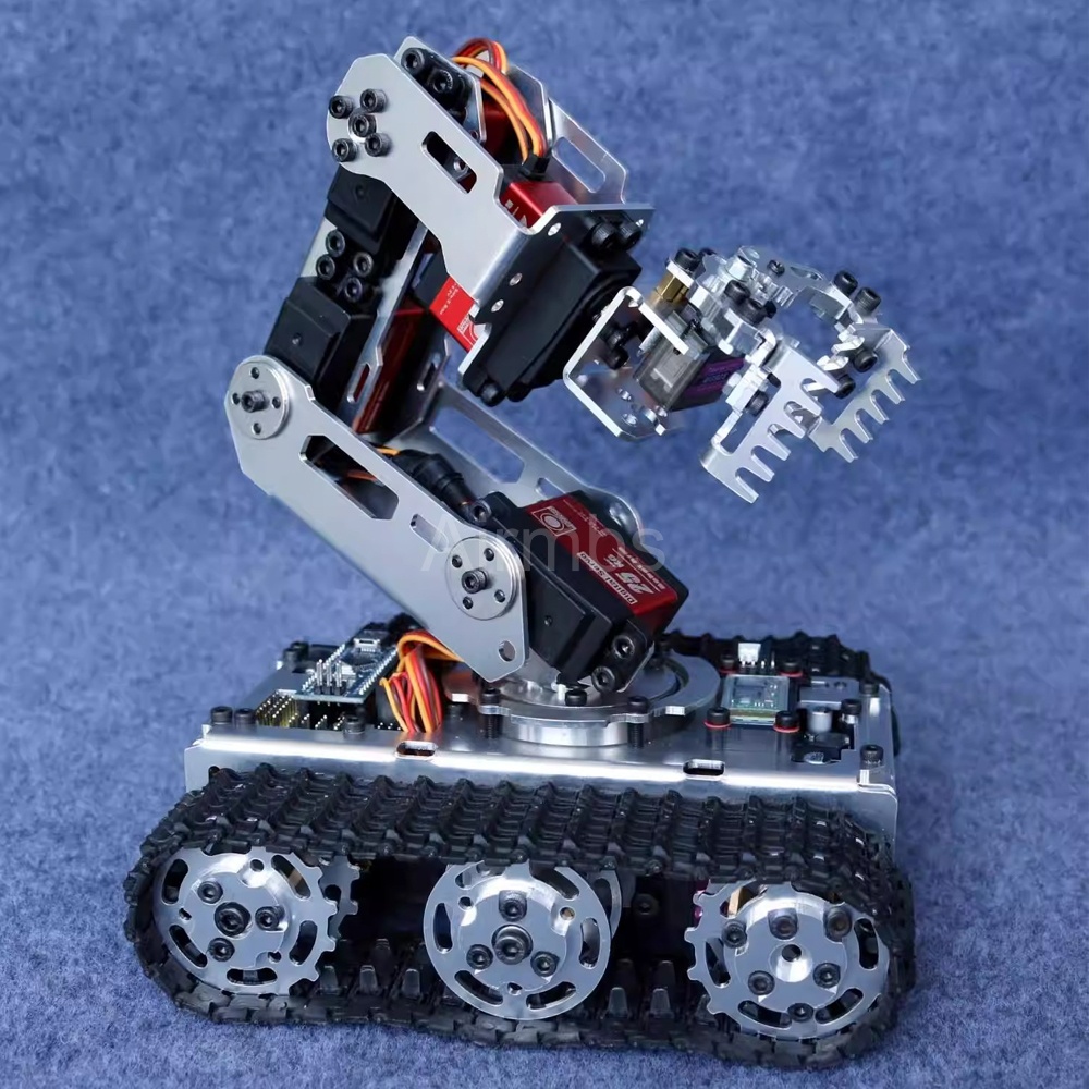 Diy Electric Car - Metal Mobile Tank Chassis with Robotic