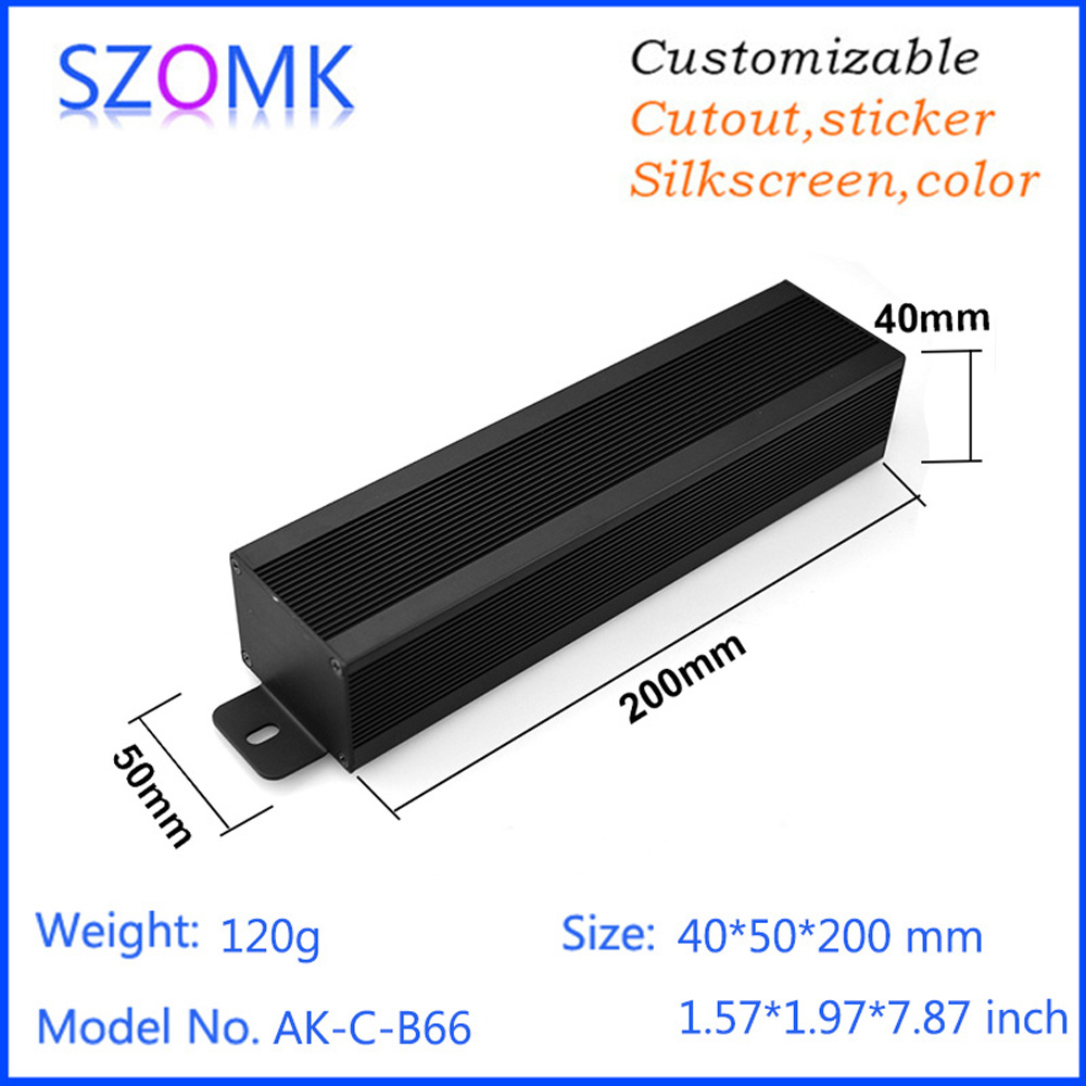 Diy Electronics Housing - 1Piece 40*50*200mm Aluminum Box Enclosure Electronics
