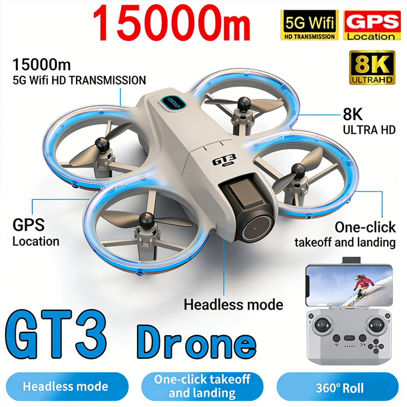 New GT3 MAX Drone 8K HD Aerial - Diy Drone Electronics Kit ulasan dan harga