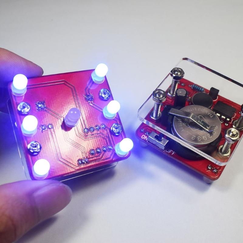 Swing Shaking LED Dice Kit Bre - Best Diy Electronics Kits ulasan dan harga