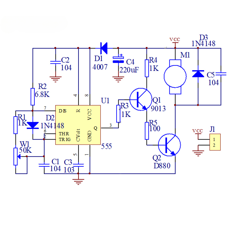 Electronic FanDIY NE555 DC Mot - Diy Electronics Motor ulasan dan harga