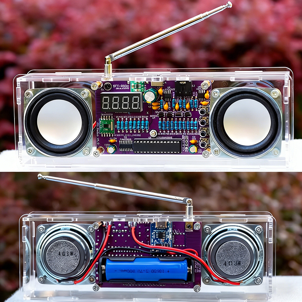 87.5-108MHz Dual-Channel FM Ra - Diy Electronics Audio ulasan dan harga