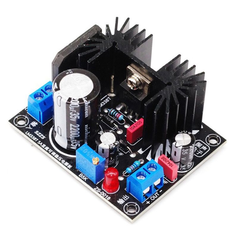 LM338 5A Output Adjustable Lin - Diy Electronics Board ulasan dan harga