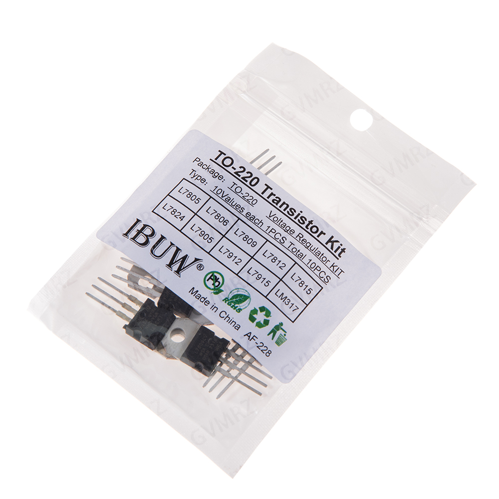 10PCS 10Values L7805 TO-220 Tr - Lm317 Voltage Regulator ulasan dan harga