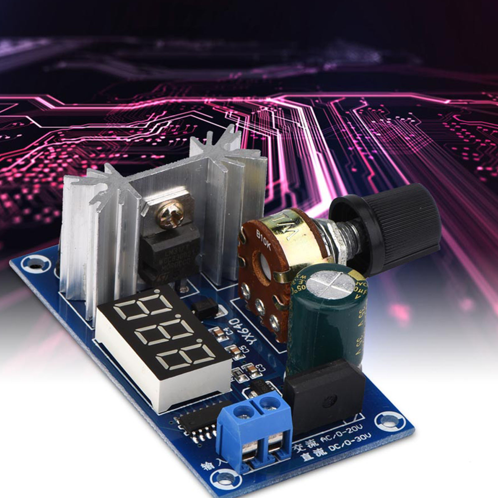LM317 Power Regulator LM317 Ad - Lm317 Voltage Regulator ulasan dan harga