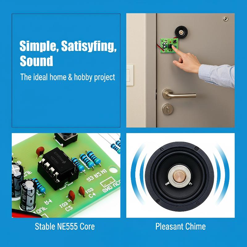 NE555 Doorbell DIY Soldering P - Diy Electronics Board ulasan dan harga