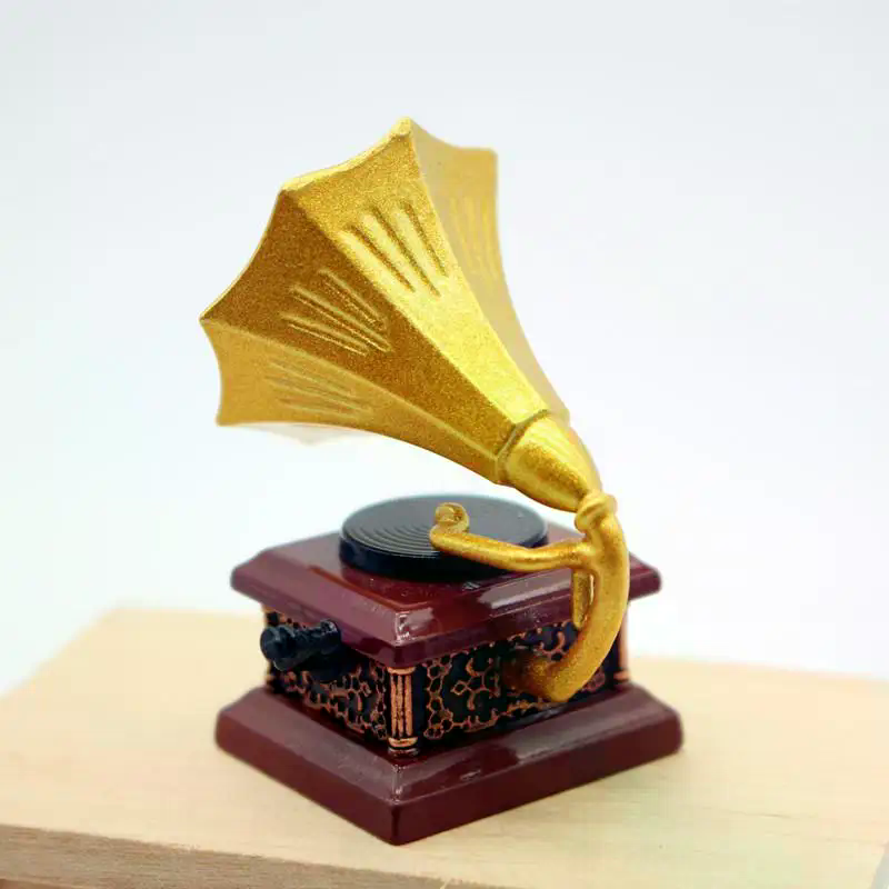 Dollhouse Vintage Phonograph M - Diy Electronics Housing ulasan dan harga