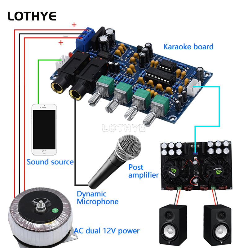 PT2399 Microphone Amplifier Bo - Diy Electronics Board ulasan dan harga