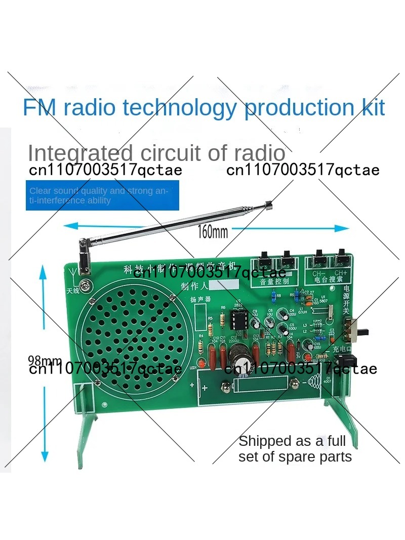 Radio Kit FM FM FM electronic  - Diy Electronic Components ulasan dan harga