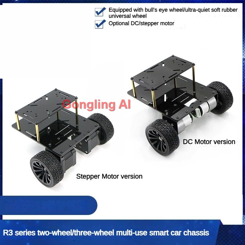 Robot Car With DC Motor or Ste - Diy Electric Car ulasan dan harga